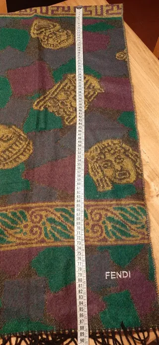 Sciarpa Fendi Vintage Teste Romane