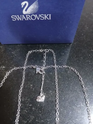 Collar Swarovski Multicolor y Plateado