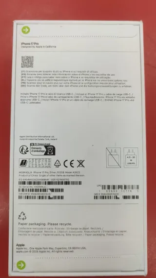 iPhone 17 Pro 512GB sigillato