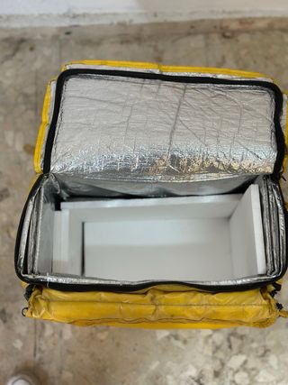 Bolsa de reparto Glovo amarilla