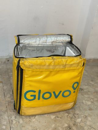 Bolsa de reparto Glovo amarilla