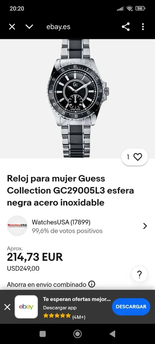 Reloj Guess colección