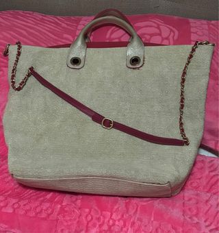 Bolso Chanel Grande Beige y Dorado