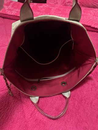 Bolso Chanel Grande Beige y Dorado