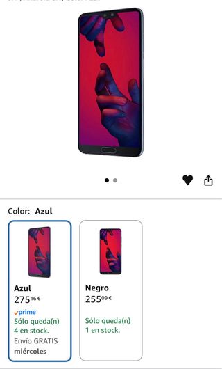 Huawei P20 Pro 128GB Blu Cielo