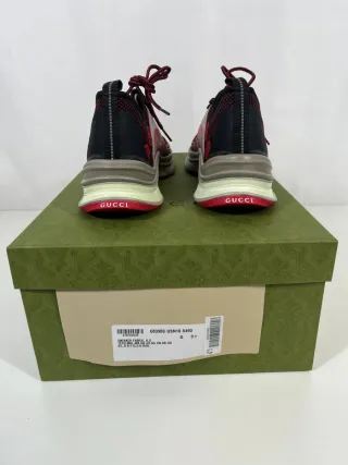 Zapatillas Gucci Run Negras y Rojas