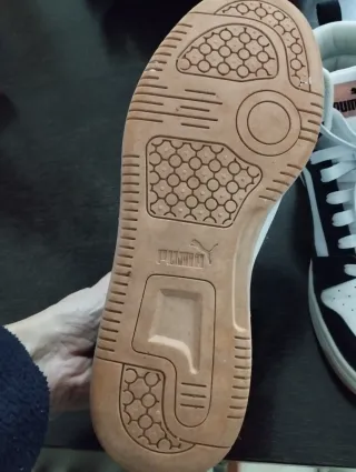 Zapatillas Puma altas rosas y blancas