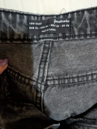 Pantalón mujer gris tipo balloon