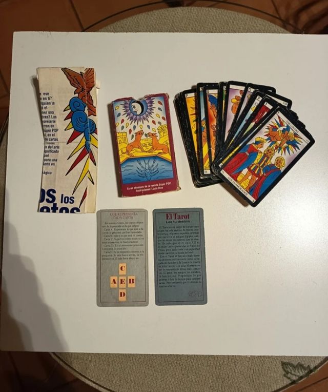 Carte Tarot Lee Tu Destino Vintage Super Pop