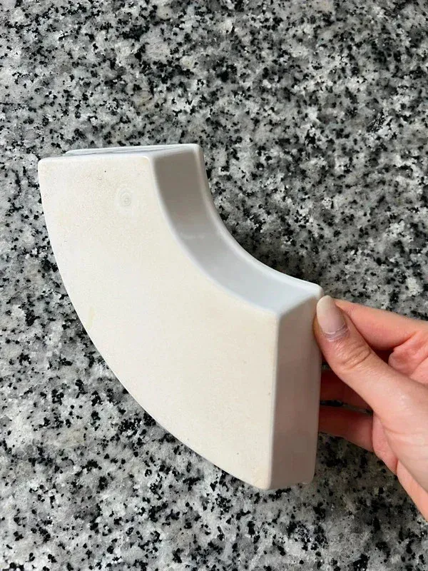 Piadina per aperitivo in ceramica bianca - alta qualità