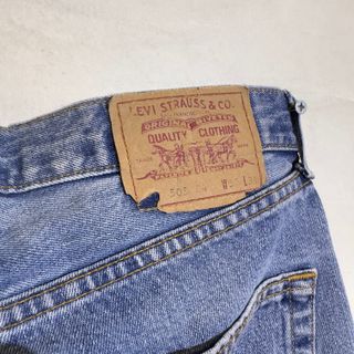 Jeans Levi’s 501 men Originali Light Blue W33 L34