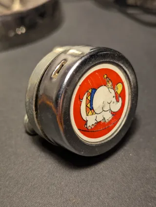 Campanello Bici Vintage Elefante Circo Omega