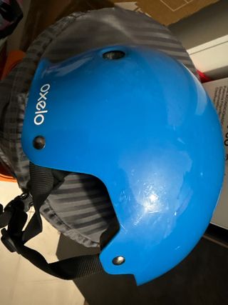 Casco Oxelo azul infantil