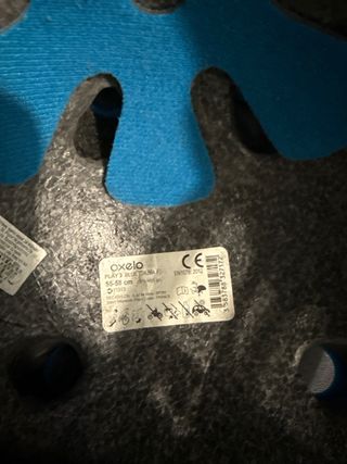 Casco Oxelo azul infantil