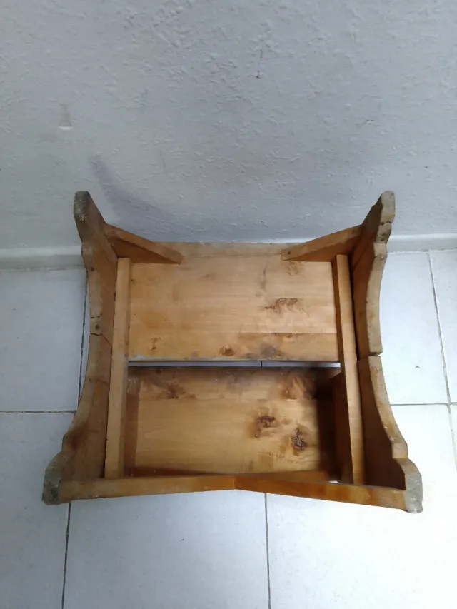 Escalera Taburete Industrial Antigua