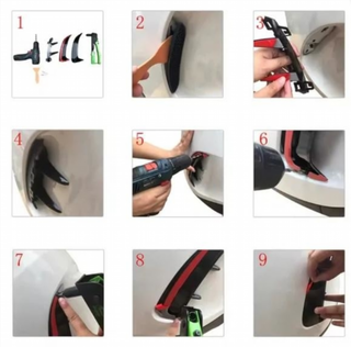 parachoques trasero embellecedor para Mercedes