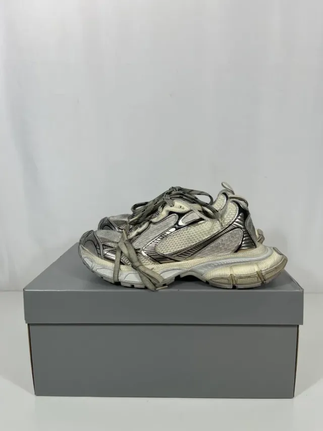 Zapatillas Balenciaga 3XL Plata y Blanco