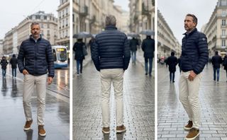 Chaqueta acolchada plumas