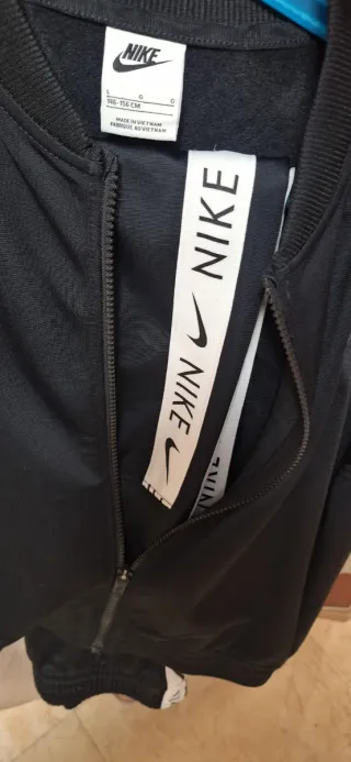 Chándal Nike Talla L Negro/Blanco