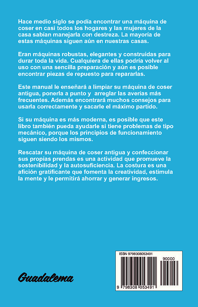 LIBRO COMO REPARAR SU MÁQUINA DE COSER CLÁSICA