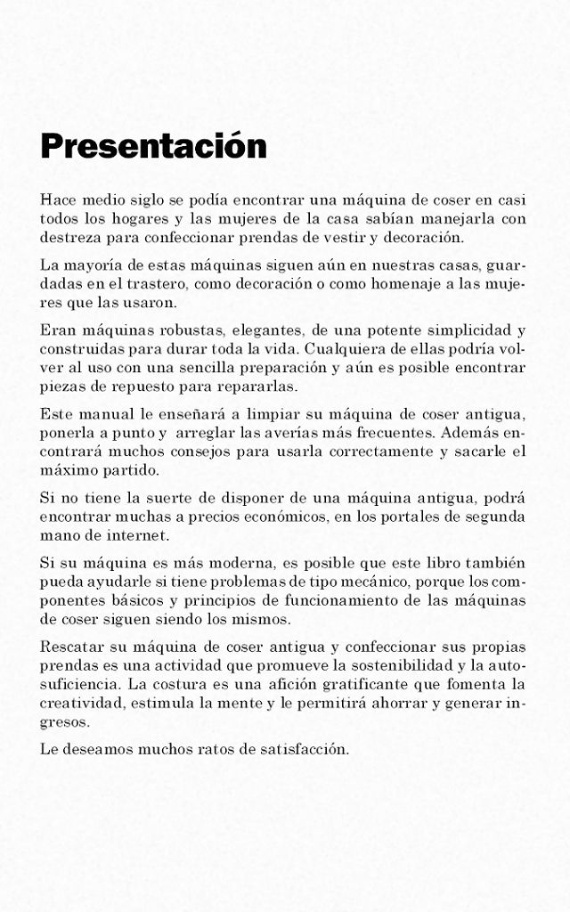 LIBRO COMO REPARAR SU MÁQUINA DE COSER CLÁSICA