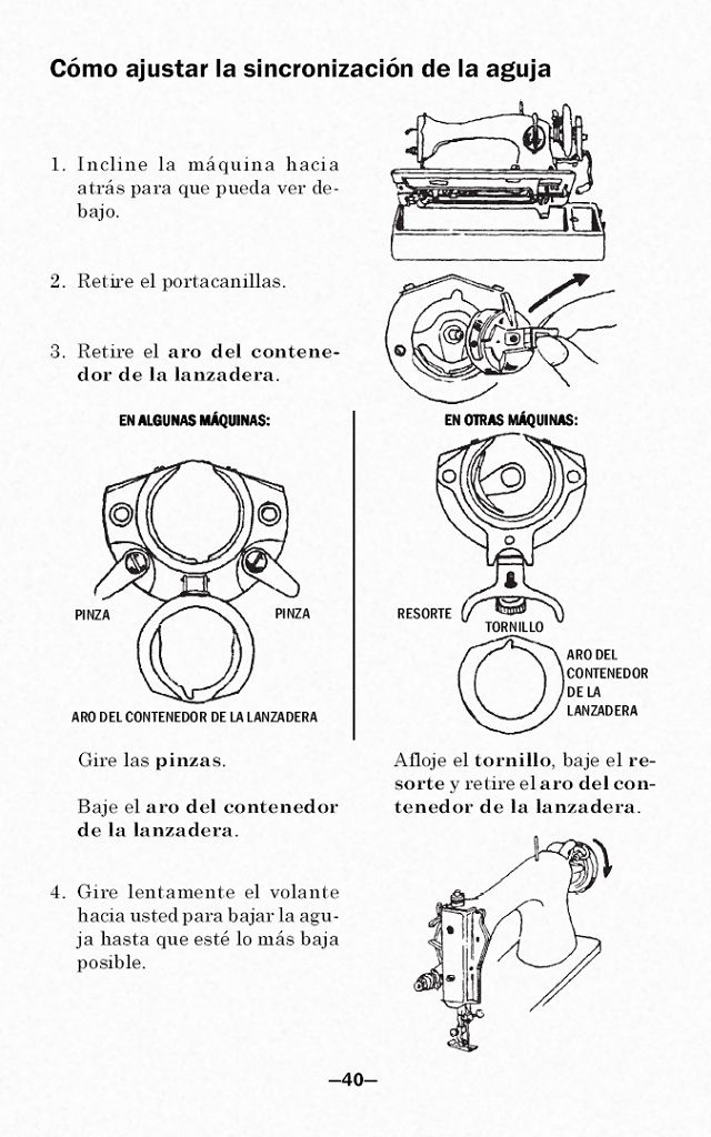 LIBRO COMO REPARAR SU MÁQUINA DE COSER CLÁSICA