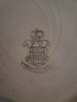 Vajilla Gil Vargas Segovia Porcelana.