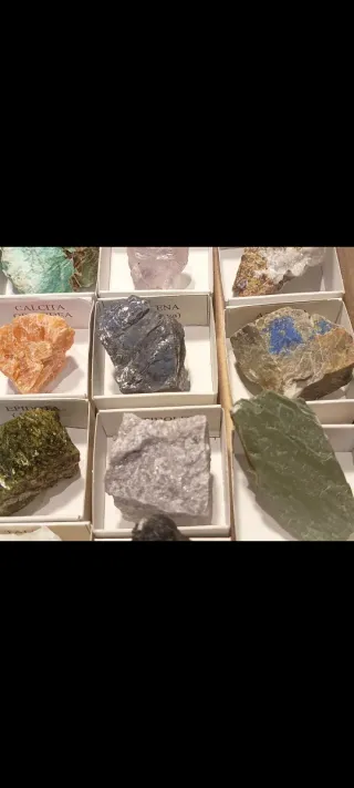 Collezione di 30 minerali