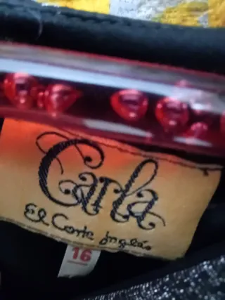 Vestido corto fiesta plateado y negro