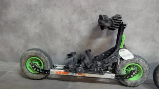 Patines Cross estilo Esquí Todo Terreno y bastones