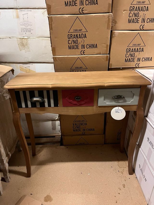 Cómoda de madera Zubilamp