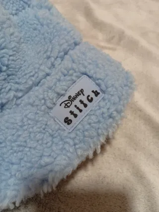 Gorro Bucket Stitch Disney Peludo Azul