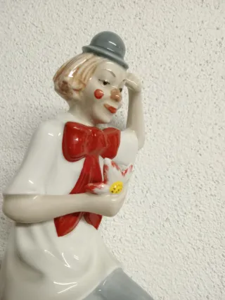 Figura payaso porcelana SP