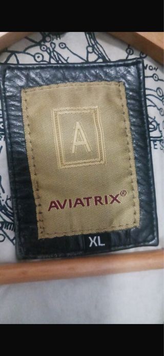 Chaqueta de cuero Aviatrix Talla L