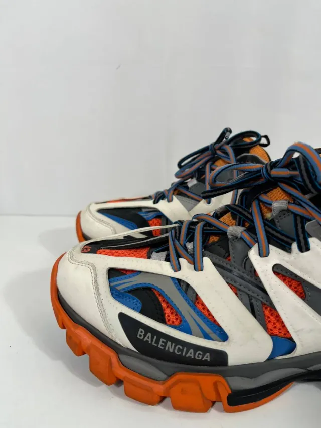 Balenciaga Track Naranja Blanco