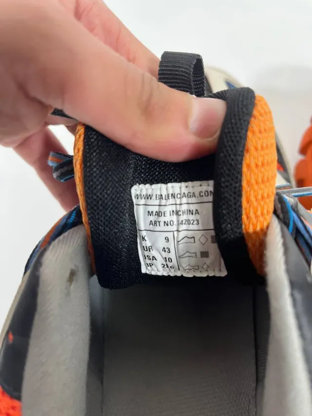 Balenciaga Track Naranja Blanco