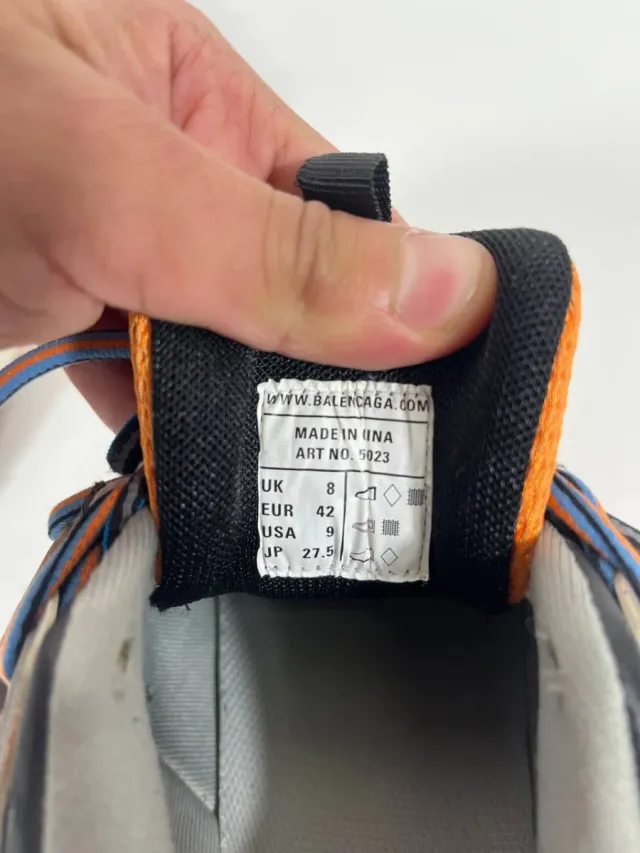 Balenciaga Track Naranja Blanco