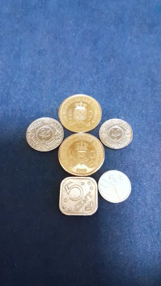 Monete Antille Olandesi Fiorini e Cents