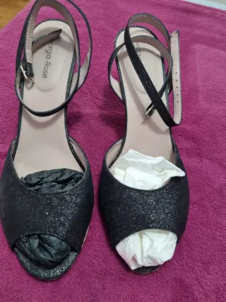 Sandalias Georgia Rose Negras Talla 40