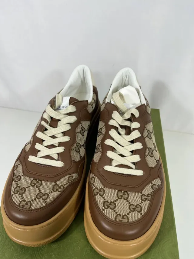 Zapatillas Gucci Beige y Marrón