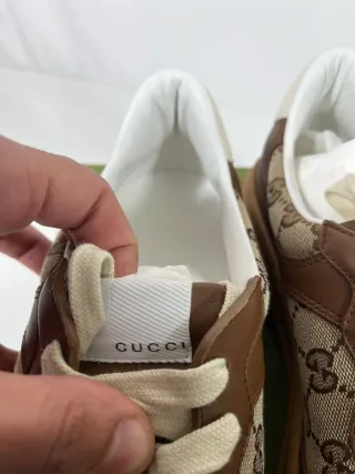 Zapatillas Gucci Beige y Marrón