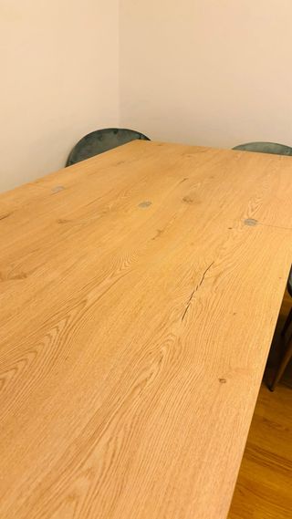 Mesa extensible roble 90-180cm