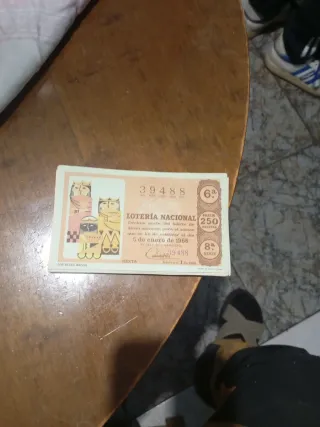 Lotería Nacional antigua