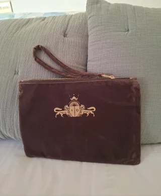 Bolso Clutch The IQ Collection Marrón