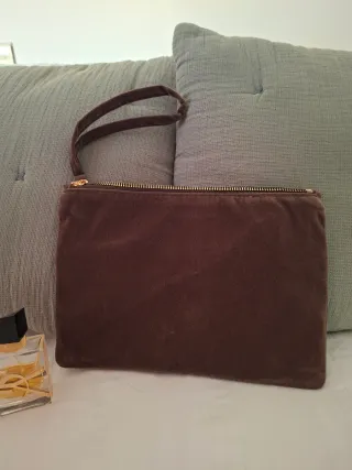 Bolso Clutch The IQ Collection Marrón