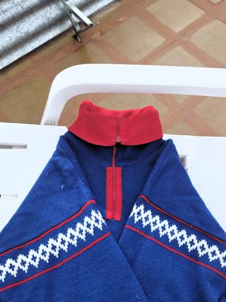 Jersey esquí vintage unisex