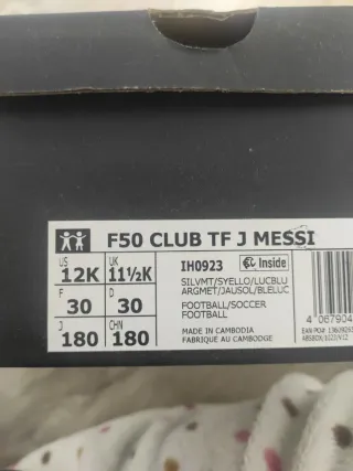 Zapatillas Fútbol niño Tacos Turf Messi F50