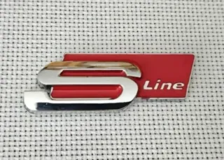 Logo Emblema Audi Sline Pegatina Maletero A3 A4