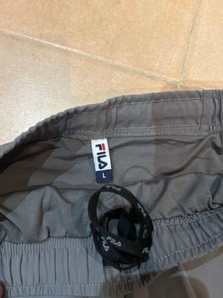 Pantalón running Fila gris Talla L