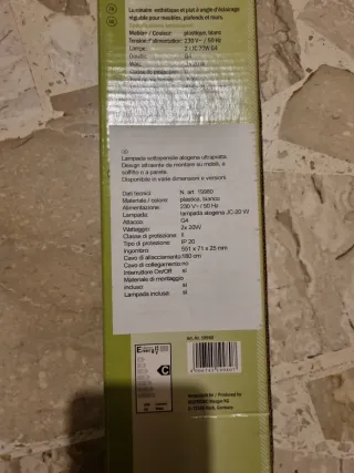 Lampada Sottopensile SOTRONIC Bianca